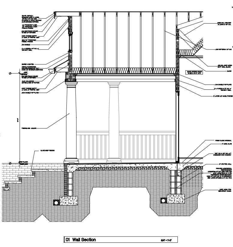 Construction plans and visual communication for architectural projects